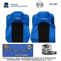 MERCEDES ACTROS MP4/MP5 Seat covers - Elegance,Ventilated Driver - Foldable Passenger seats (prod. since 2011)