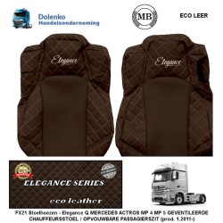 MERCEDES ACTROS MP4/MP5 Seat covers - Elegance,Ventilated Driver - Foldable Passenger seats (prod. since 2011)