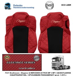 MERCEDES ACTROS MP4/MP5 Seat covers - Elegance,Ventilated Driver - Foldable Passenger seats (prod. since 2011)