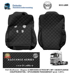 MERCEDES ACTROS MP4/MP5 Seat covers - Elegance,Ventilated Driver - Foldable Passenger seats (prod. since 2011)