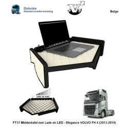 FT37 Middle Table with Drawer + LED - Elegance VOLVO FH 4 (2013-2019)