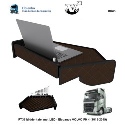FT37 Mitteltisch mit Schublade + LED - Elegance VOLVO FH 4 (2013-2019)