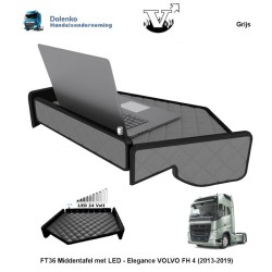 FT37 Mitteltisch mit Schublade + LED - Elegance VOLVO FH 4 (2013-2019)