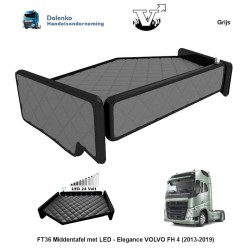 FT37 Mitteltisch mit Schublade + LED - Elegance VOLVO FH 4 (2013-2019)