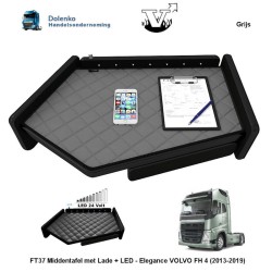 FT37 Mitteltisch mit Schublade + LED - Elegance VOLVO FH 4 (2013-2019)