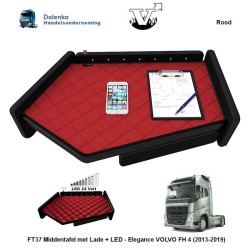 FT37 Middle Table with Drawer + LED - Elegance VOLVO FH 4 (2013-2019)