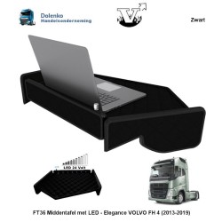 FT37 Middle Table with Drawer + LED - Elegance VOLVO FH 4 (2013-2019)