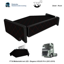 FT37 Middle Table with Drawer + LED - Elegance VOLVO FH 4 (2013-2019)