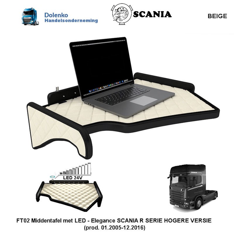 Center Table SCANIA R Serie HIGH CAB (PROD.01-2005- 12-2016) FT02