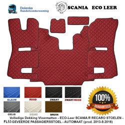 SCANIA ECO LEDER TUNNEL ABDECKUNGEN UND FUSSMATTEN VOLLSTÄNDIGE ABDECKUNG