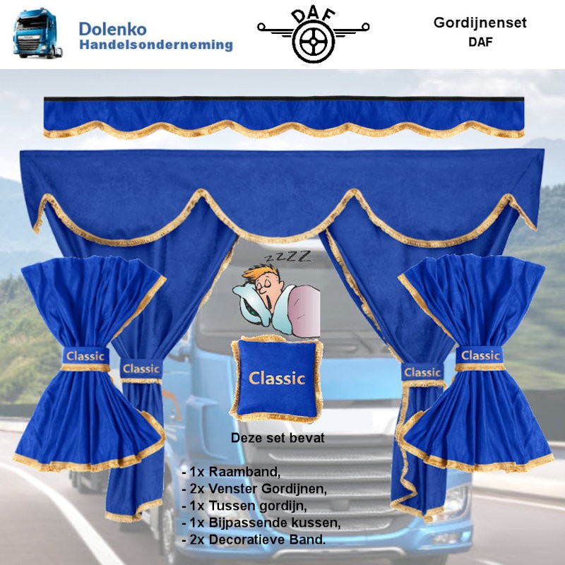 FULL CURTAIN SETS DAF XF95 - XF105 - XF106 - XG - XF NG