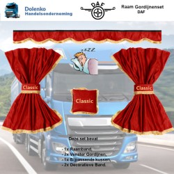 LKW FENSTER GARDINEN SETS DAF LF - CF - XF95 - XF105 - XF106  - XG - XF NG