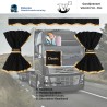 WINDOW CURTAIN SETS VOLVO FH3 - FH4 - FH5