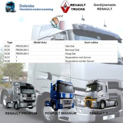 FULL CURTAIN SETS RENAULT PREMIUM - T