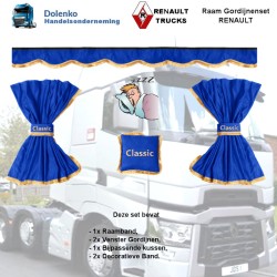 LKW FENSTER GARDINEN SET RENAULT - T - PREMIUM - MAGNUM