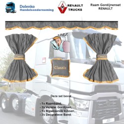 LKW FENSTER GARDINEN SET RENAULT - T - PREMIUM - MAGNUM
