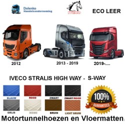 IVECO ECO LEER TUNNELHOEZEN EN VLOERMATTEN VOLLEDIGE DEKKING