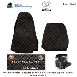 SCANIA R & G & P Leather Seat covers - Elegance,  (prod. -9.2016) (different seats) FX03-UX03