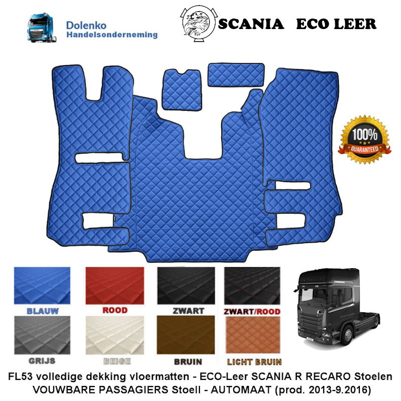 SCANIA R RECARO SEATS - FOLDABLE PASSENGER SEAT - AUTOMATIC (prod. 2011-2016) FL53-SM53