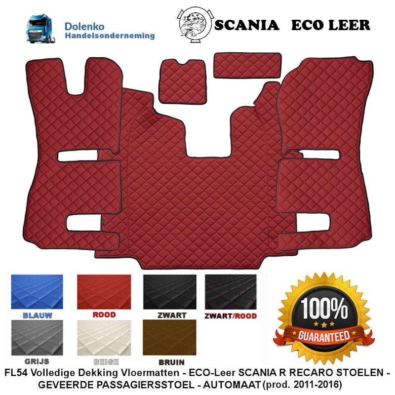 SCANIA R RECARO ZETELS - LUCHTGEVEERDE PASSAGIER STOEL - AUTOMAAT (prod. 2011-2016) FL54-SM54