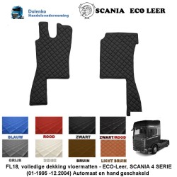 SCANIA 4 Serie Automatikgetriebe + Schaltgetriebe TUNNELABDECKUNG UND FUSSMATTEN FL18-SM18