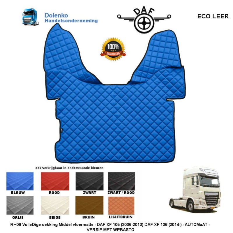 DAF 105/106 Euro 6 Automatikgetriebe Tunnelabdeckung Mit Webasto RH09-RN09