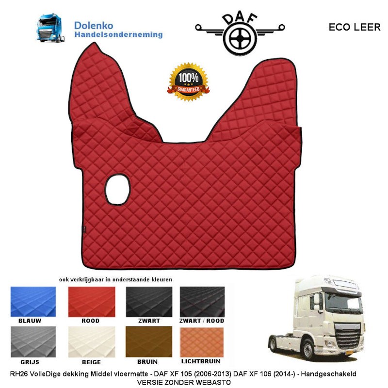 DAF type 105 en 106 Euro 6 2012-2013 Automaat - Tunnelhoezen