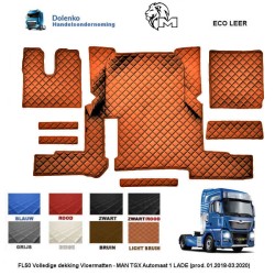 ECO LEDER TUNNELABDECKUNGEN UND FUSSMATTEN VOLLSTÄND PASSEND FUR MAN MODELLE