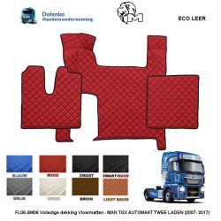 Motortunnelhoes en vloermatten FL06-SM06 Passend voor MAN TGX (2007-2017) Automaat 2 laden