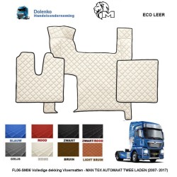 Motortunnelhoes en vloermatten FL06-SM06 Passend voor MAN TGX (2007-2017) Automaat 2 laden