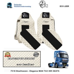 ECO Leder - Stoelhoezen - Elegance, - ISRI-STOELEN Passend voor MAN-TGX