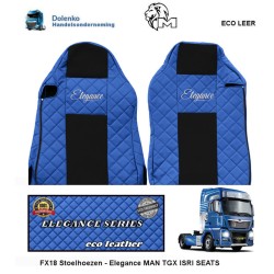 ECO LEDER Seat covers - Elegance, SUITABLE FOR MAN-TGX-ISRI-CHAIRS