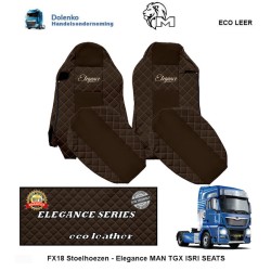ECO Leder - Stoelhoezen - Elegance, - ISRI-STOELEN Passend voor MAN-TGX