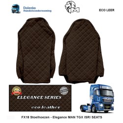 ECO LEDER Seat covers - Elegance, SUITABLE FOR MAN-TGX-ISRI-CHAIRS