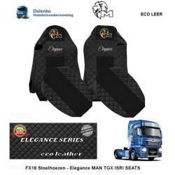 ECO LEDER Seat covers - Elegance, SUITABLE FOR MAN-TGX-ISRI-CHAIRS