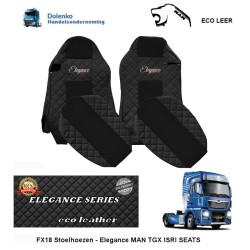 ECO Leder - Stoelhoezen - Elegance, - ISRI-STOELEN Passend voor MAN-TGX