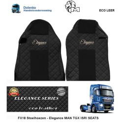 ECO LEDER Seat covers - Elegance, SUITABLE FOR MAN-TGX-ISRI-CHAIRS