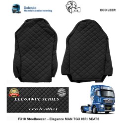 ECO Leder - Stoelhoezen - Elegance, - ISRI-STOELEN Passend voor MAN-TGX
