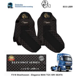 ECO Leder - Stoelhoezen - Elegance, - ISRI-STOELEN Passend voor MAN-TGX