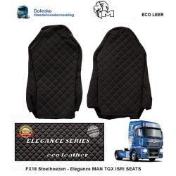 ECO LEDER Seat covers - Elegance, SUITABLE FOR MAN-TGX-ISRI-CHAIRS