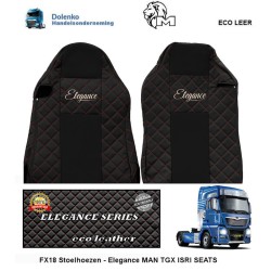 ECO LEDER Seat covers - Elegance, SUITABLE FOR MAN-TGX-ISRI-CHAIRS