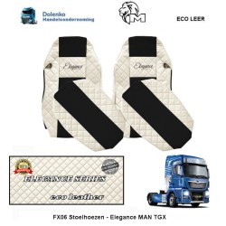 ECO Leder Sitzbezüge PASSEND FÜR MAN-TGX