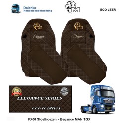 ECO Leder Sitzbezüge PASSEND FÜR MAN-TGX