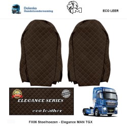 ECO LEDER Seat covers - Elegance Suitable for MAN-TGX