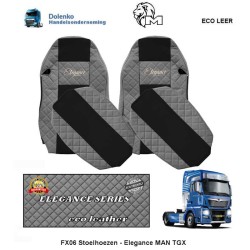 ECO Leder Sitzbezüge PASSEND FÜR MAN-TGX