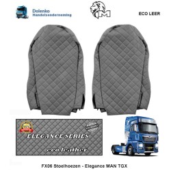 ECO Leder Sitzbezüge PASSEND FÜR MAN-TGX