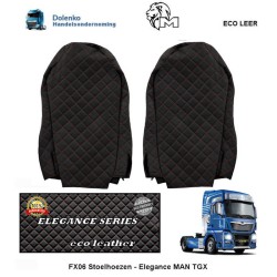 ECO LEDER Seat covers - Elegance Suitable for MAN-TGX