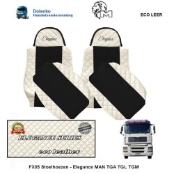 ECO LEDER Sitzbezüge PASSEND FÜR MAN-TGA-TGL-TGM