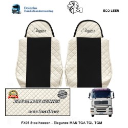 ECO Leder Seat covers - Elegance Suitable For MAN-TGA-TGL-TGM