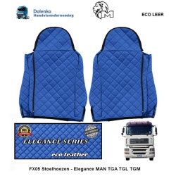ECO Leder Seat covers - Elegance Suitable For MAN-TGA-TGL-TGM